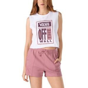 Vans Big Ticket Muscle Sleeveless Top Size XL Women